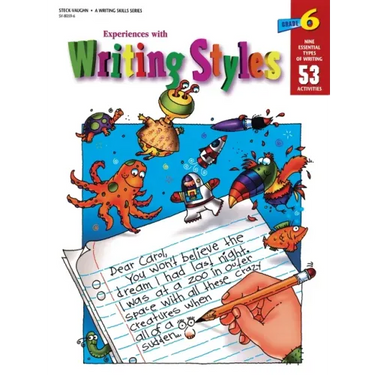 Experiences with Writing Styles Reproducible Grade 6