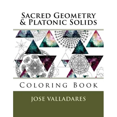 Sacred Geometry & Platonic Solids Coloring Book