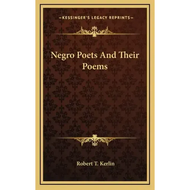Negro Poets and Their Poems