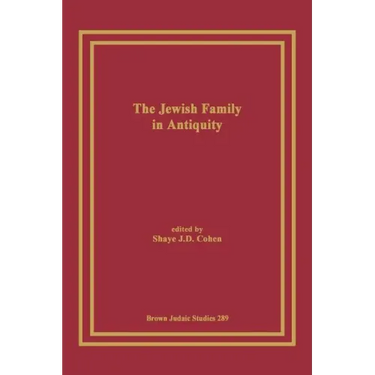 The Jewish Family in Antiquity