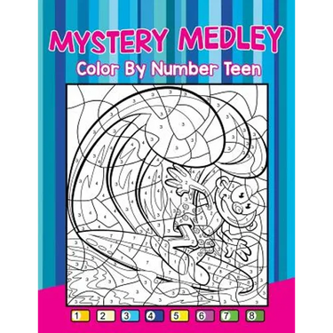Mystery Medley: Color By Number Teen