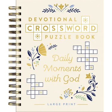 Daily Moments with God: Devotional Crossword Puzzle Book (36 Daily Devotions with Inspiring Activities to Enjoy God's Presence) - The Perfect Gift for