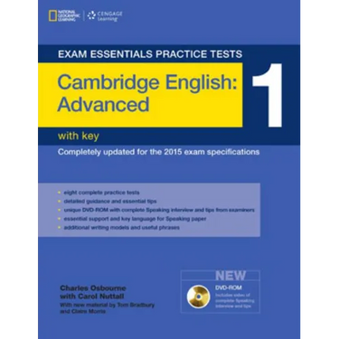 Exam Essentials Practice Tests: Cambridge English Advanced 1 with Key and DVD-ROM