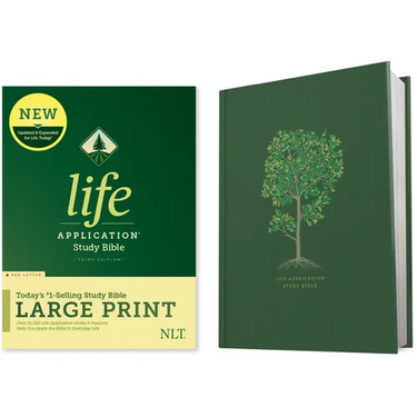 NLT Life Application Study Bible, Third Edition, Large Print (Red Letter, Hardcover)