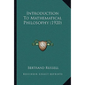 Introduction To Mathematical Philosophy (1920)