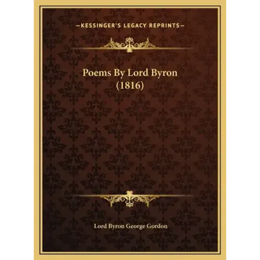 Poems by Lord Byron (1816)