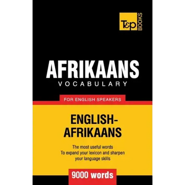 Afrikaans vocabulary for English speakers - 9000 words
