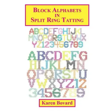 Block Alphabets in Split Ring Tatting