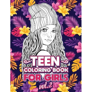 Teen Coloring Books for Girls: Fun activity book for Older Girls ages 12-14, Teenagers; Detailed Design, Zendoodle, Creative Arts, Relaxing ad Stress