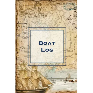 Boat Log: Record Trip Information, Captains Expenses & Maintenance Diary, Vessel Info Journal, Notebook, Boating & Fishing Book