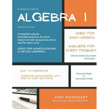 Algebra 1: 5 Minute Math