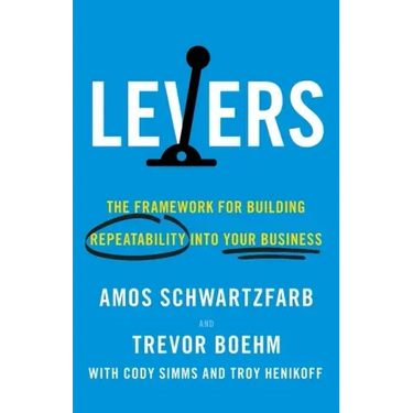 Levers: The Framework for Building Repeatability into Your Business