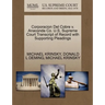 Corporacion del Cobre V. Anaconda Co. U.S. Supreme Court Transcript of Record with Supporting Pleadings