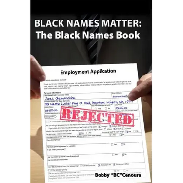Black Names Matter: The Black Names Book