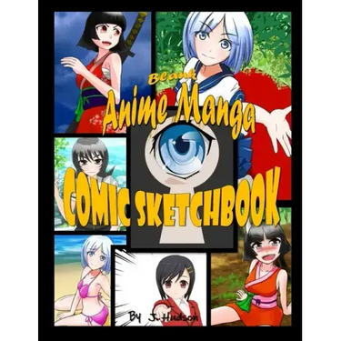 Blank Anime Manga Comic Sketchbook