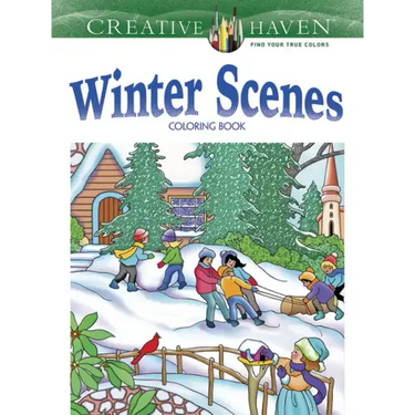 Creative Haven Winter Scenes Coloring Book