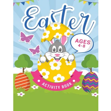 easter activity book: for kids age 4-8 year old