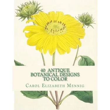 40 Antique Botanical Designs to Color