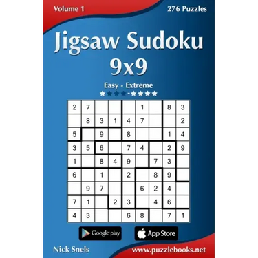 Jigsaw Sudoku 9x9 - Easy to Extreme - Volume 1 - 276 Puzzles