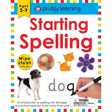 Wipe Clean Workbook: Starting Spelling: An Introduction to Spelling with 48 Pages of Practical Exercises to Do Again and Again