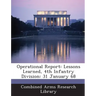 Operational Report: Lessons Learned, 4th Infantry Division: 31 January 68