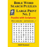 Bible Word Search Puzzles, Large Print No. 2: 50 Puzzles with Scriptures