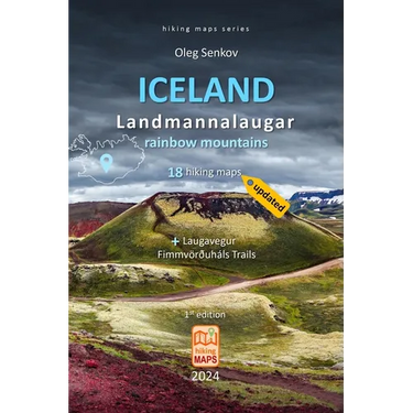 ICELAND, Landmannalaugar rainbow mountains, hiking maps