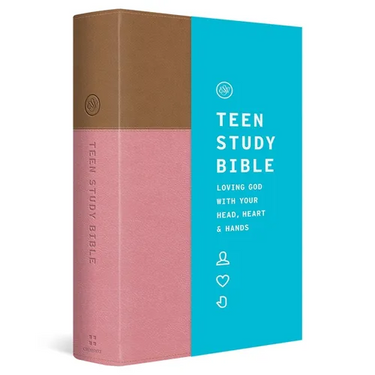 ESV Teen Study Bible (Trutone, Blush/Caramel)
