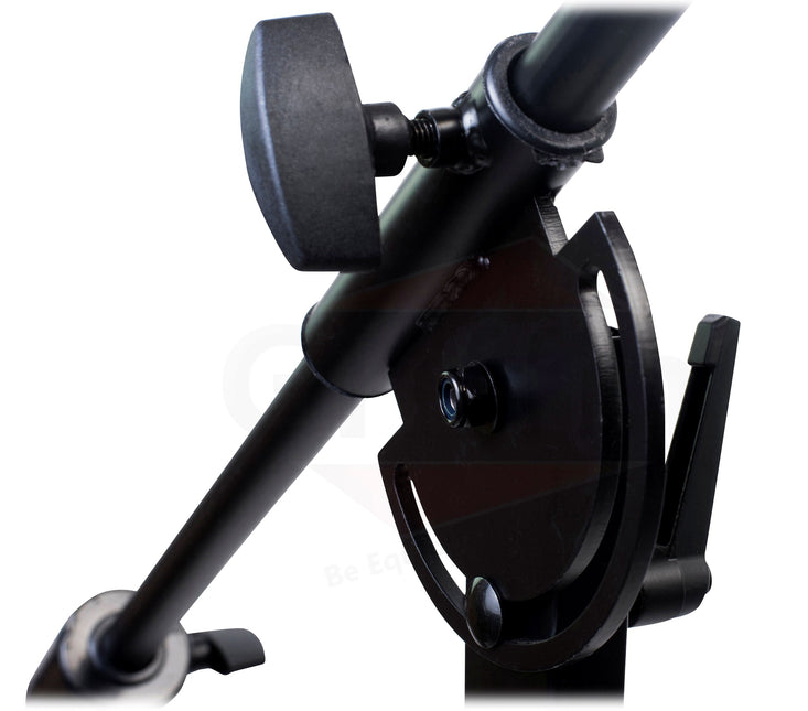 GRIFFIN Professional Studio Microphone Boom Stand with Casters - Extended Height Recording Mic by GeekStands.com