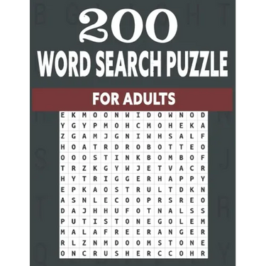 200 word search puzzle for adults: An Word Search Puzzles for adults- Fun Word Search Puzzles With Answers in the End - Sight Words