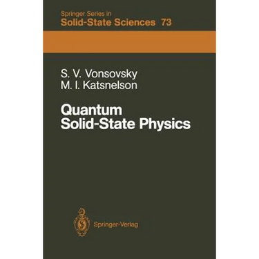 Quantum Solid-State Physics
