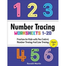 Number Tracing Worksheets 1-20: practice for Kids with Pen Control, Number Tracing And Line Tracing (activities educational)
