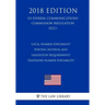 Local Number Portability Porting Interval and Validation Requirements - Telephone Number Portability (US Federal Communications Commission Regulation)