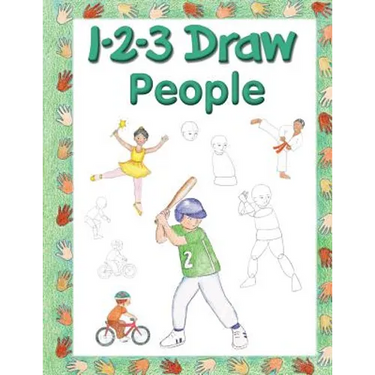 123 Draw People: A step by step drawing guide for young artists