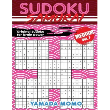 Sudoku Samurai Medium: Original Sudoku For Brain Power Vol. 7: Include 500 Puzzles Sudoku Samurai Medium Level