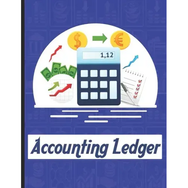 accounting ledgers for bookkeeping: Accounting General Ledge, sustained and long lasting tracking and record keeping Size:8.5"x11" in 100