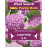 Word Search Bible Puzzle: Illustrated Edition Large Print