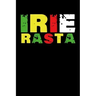 Irie Rasta: Gift idea for reggae lovers and jamaican music addicts. 6 x 9 inches - 100 pages