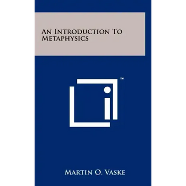 An Introduction To Metaphysics