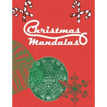 Christmas Mandala: Fun Adult Holiday Pattern Coloring Book