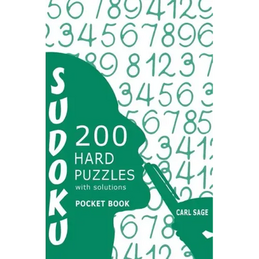 Sudoku 200 Hard Puzzles With Solutions: Sudoku Sage Pocket Size Book