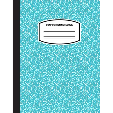 Classic Composition Notebook: (8.5x11) Wide Ruled Lined Paper Notebook Journal (Sky Blue) (Notebook for Kids, Teens, Students, Adults) Back to School