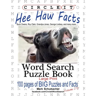 Circle It, Hee Haw Facts, Word Search, Puzzle Book