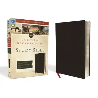 NIV, Cultural Backgrounds Study Bible, Bonded Leather, Black: Bringing to Life the Ancient World of Scripture