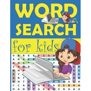 Word Search for Kids: Practice Spelling, Learn Vocabulary, and Improve Reading Skills with fun puzzles