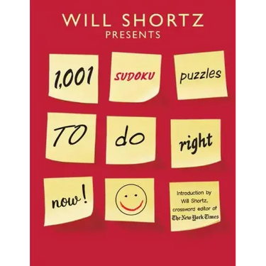 Will Shortz Presents 1,001 Sudoku Puzzles to Do Right Now
