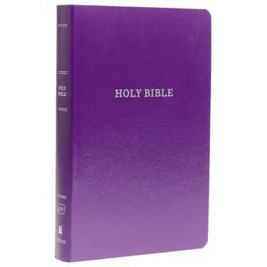 KJV, Gift and Award Bible, Imitation Leather, Purple, Red Letter Edition