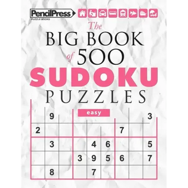 The Big Book of 500 Sudoku Puzzles easy (with answers)