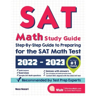 SAT Math Study Guide: Step-By-Step Guide to Preparing for the SAT Math Test
