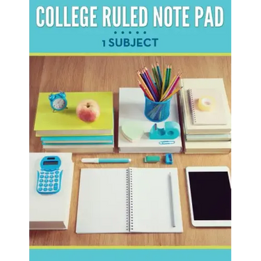 College Ruled Note Pad - 1 Subject